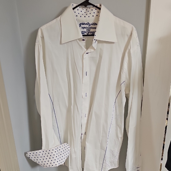 Epic Threads White Men's Shirt - Picture 1 of 3